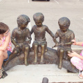 Garden Decorative bronze children sculpture